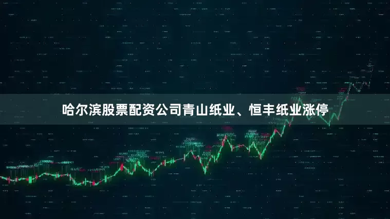 哈尔滨股票配资公司青山纸业、恒丰纸业涨停